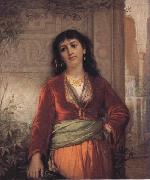 John William Waterhouse The Unwelcome Companion-A Street Scene in Cairo china oil painting reproduction